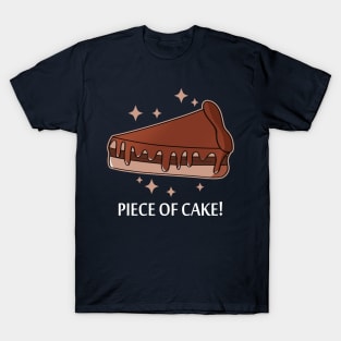 Cute Cake Chocolate Cartoon Meme For Cake Lovers Foodies T-Shirt